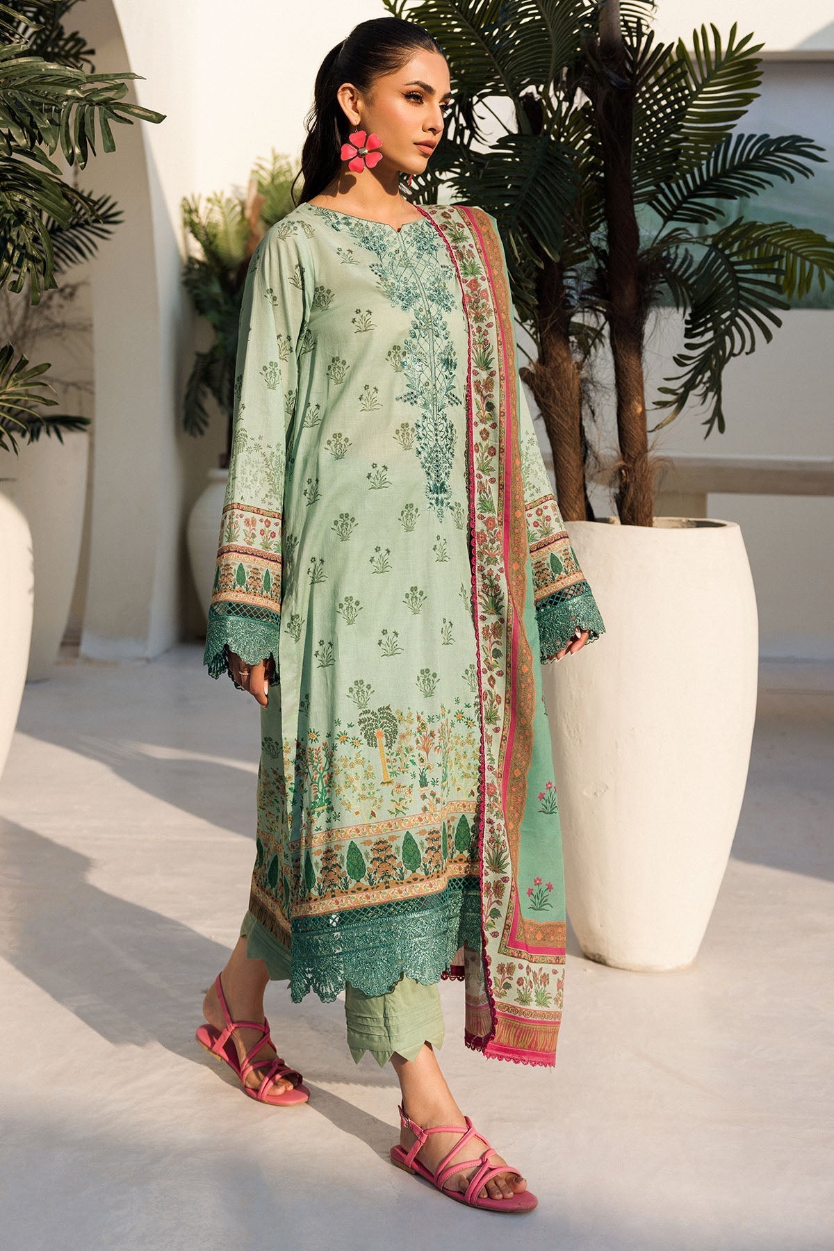 Motifz | Umang Luxury Lawn | A-10 by Motifz - Designer Dress - Type: Ladies Clothes - Available at Libayah - 100% Original