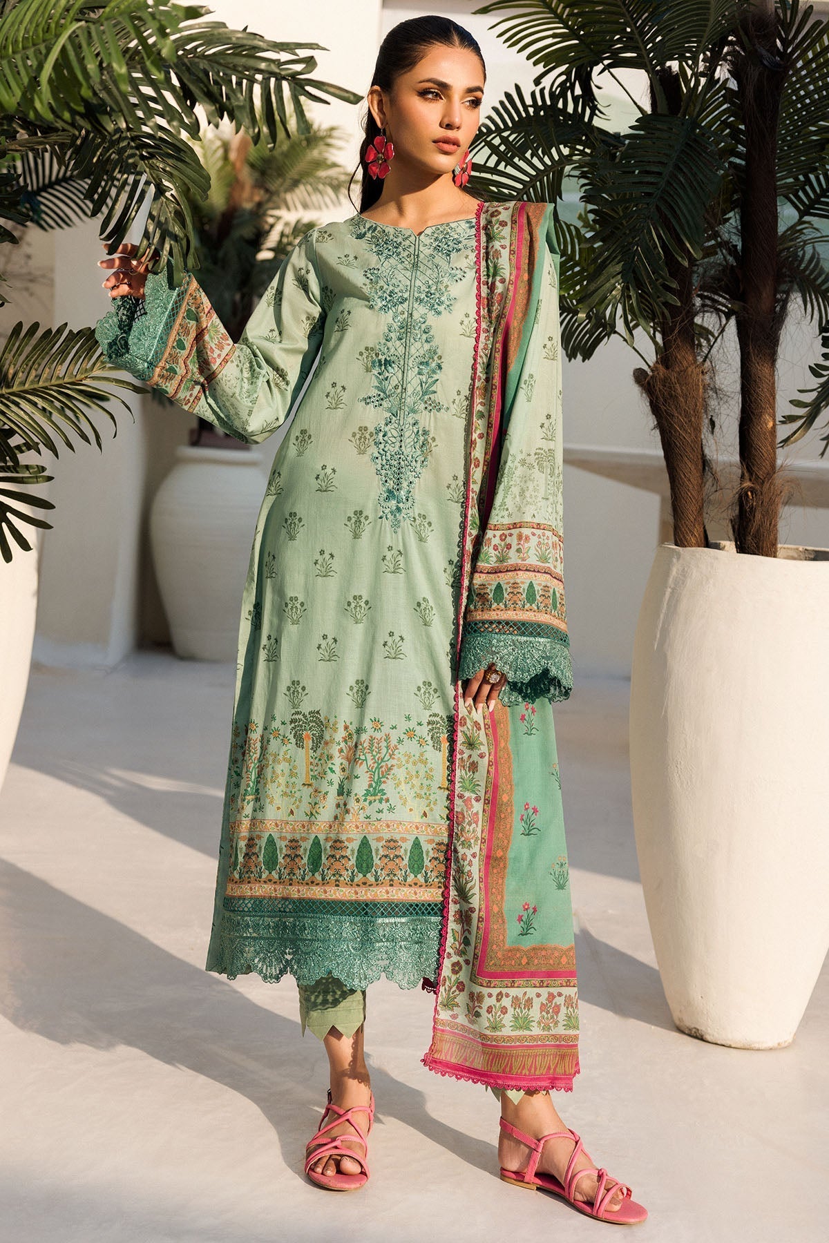 Motifz | Umang Luxury Lawn | A-10 by Motifz - Designer Dress - Type: Ladies Clothes - Available at Libayah - 100% Original