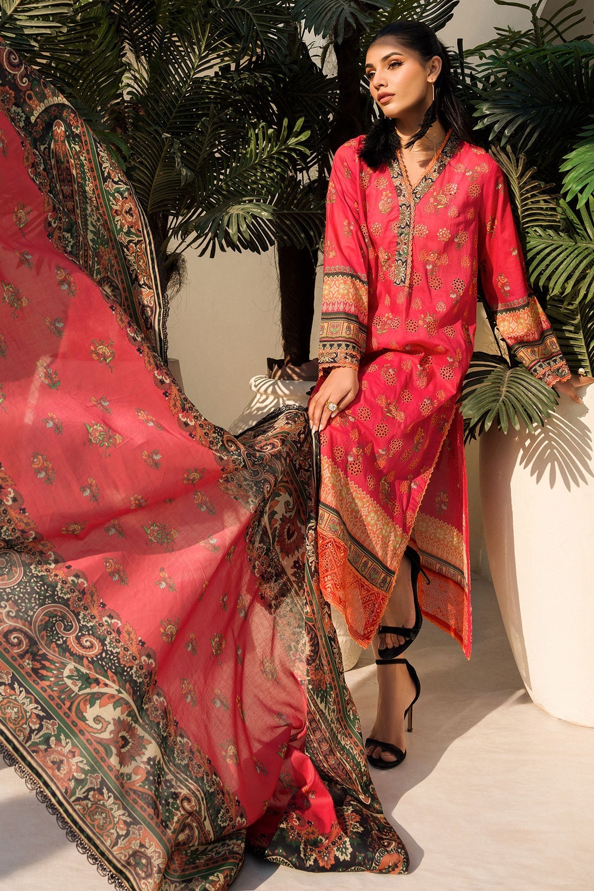 Motifz | Umang Luxury Lawn | A-11 by Motifz - Designer Dress - Type: Ladies Clothes - Available at Libayah - 100% Original
