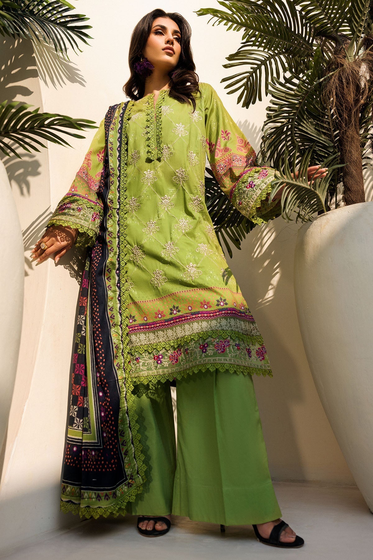 Motifz | Umang Luxury Lawn | A-12 by Motifz - Designer Dress - Type: Ladies Clothes - Available at Libayah - 100% Original