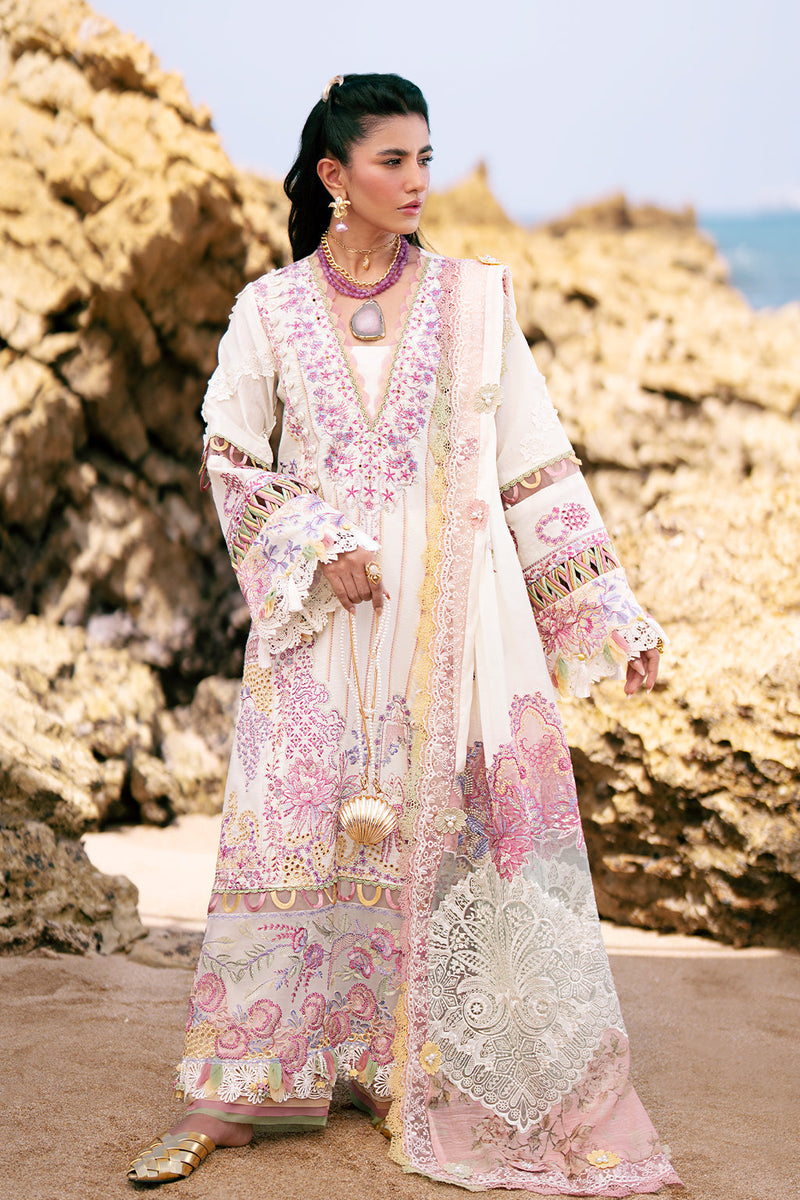 AJR Couture | Dastan Luxury Lawn 25 | Muse by AJR Couture - Designer Dress - Type: Ladies Clothes - Available at Libayah - 100% Original