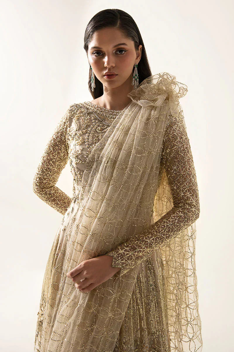 Mushq | Fleur Luxury Eid Pret | TALIAH by Mushq - Designer Dress  - Type : Wedding Dress - Available at Libayah - 100% Original 