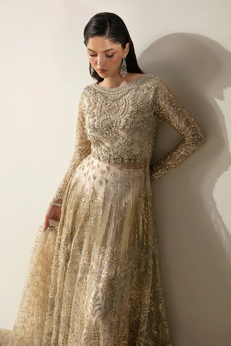 Mushq | Fleur Luxury Eid Pret | TALIAH by Mushq - Designer Dress  - Type : Wedding Dress - Available at Libayah - 100% Original 
