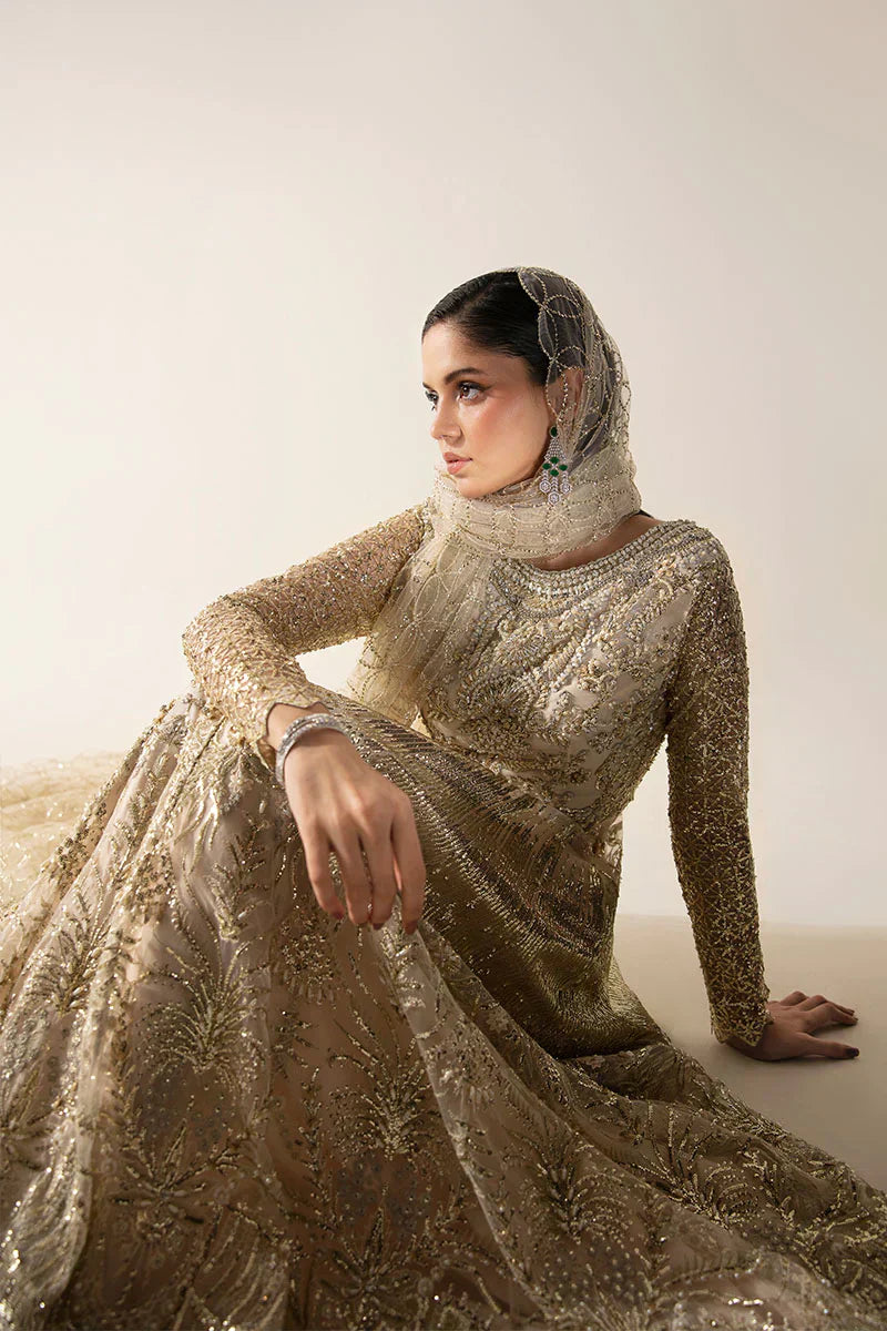 Mushq | Fleur Luxury Eid Pret | TALIAH by Mushq - Designer Dress  - Type : Wedding Dress - Available at Libayah - 100% Original 