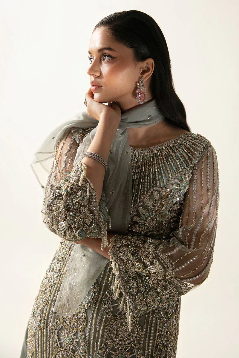 Mushq | Fleur Luxury Eid Pret | Meline by Mushq - Designer Dress  - Type : Wedding Dress - Available at Libayah - 100% Original 