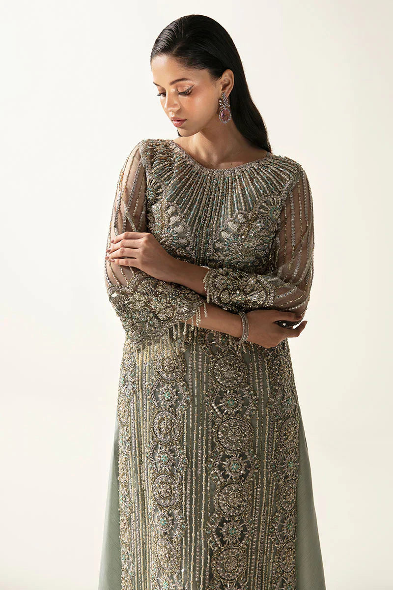 Mushq | Fleur Luxury Eid Pret | Meline by Mushq - Designer Dress  - Type : Wedding Dress - Available at Libayah - 100% Original 