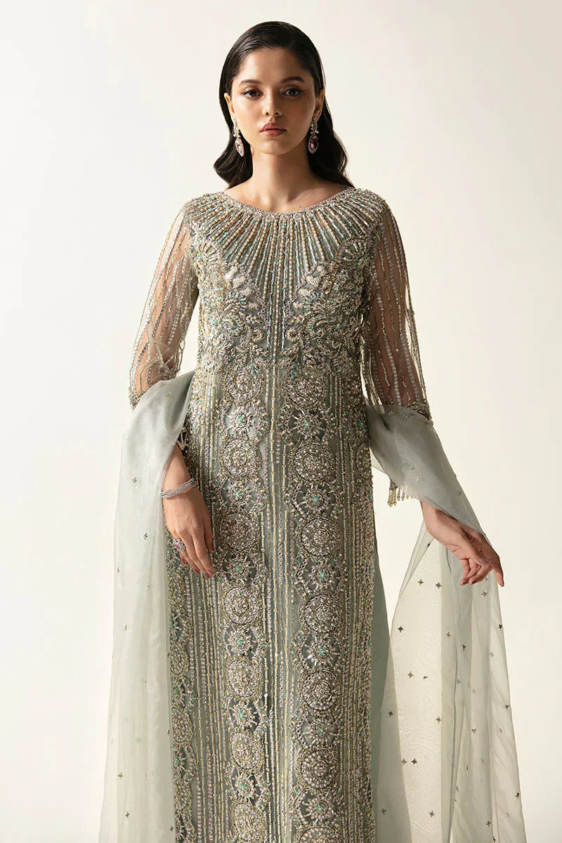 Mushq | Fleur Luxury Eid Pret | Meline by Mushq - Designer Dress  - Type : Wedding Dress - Available at Libayah - 100% Original 