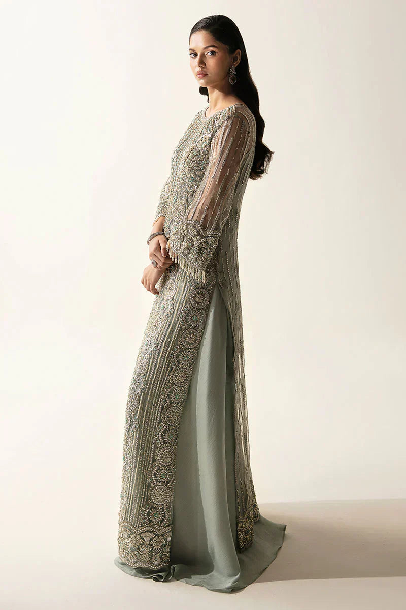 Mushq | Fleur Luxury Eid Pret | Meline by Mushq - Designer Dress  - Type : Wedding Dress - Available at Libayah - 100% Original 