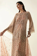 Mushq | Fleur Luxury Eid Pret | Zaria by Mushq - Designer Dress  - Type : Wedding Dress - Available at Libayah - 100% Original 