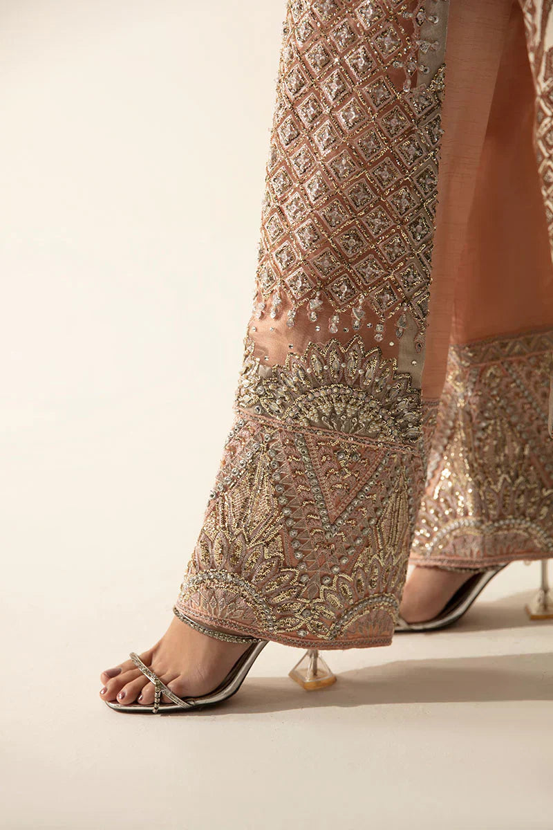 Mushq | Fleur Luxury Eid Pret | Zaria by Mushq - Designer Dress  - Type : Wedding Dress - Available at Libayah - 100% Original 
