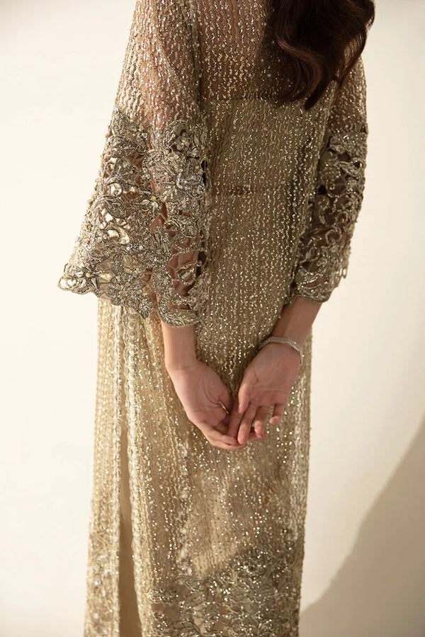 Mushq | Fleur Luxury Eid Pret | Eve by Mushq - Designer Dress  - Type : Wedding Dress - Available at Libayah - 100% Original 