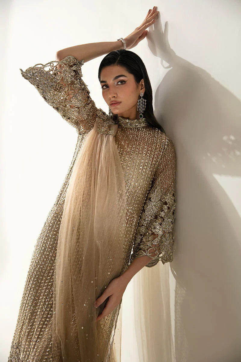 Mushq | Fleur Luxury Eid Pret | Eve by Mushq - Designer Dress  - Type : Wedding Dress - Available at Libayah - 100% Original 