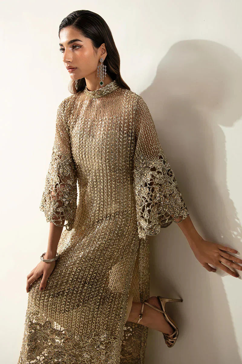 Mushq | Fleur Luxury Eid Pret | Eve by Mushq - Designer Dress  - Type : Wedding Dress - Available at Libayah - 100% Original 