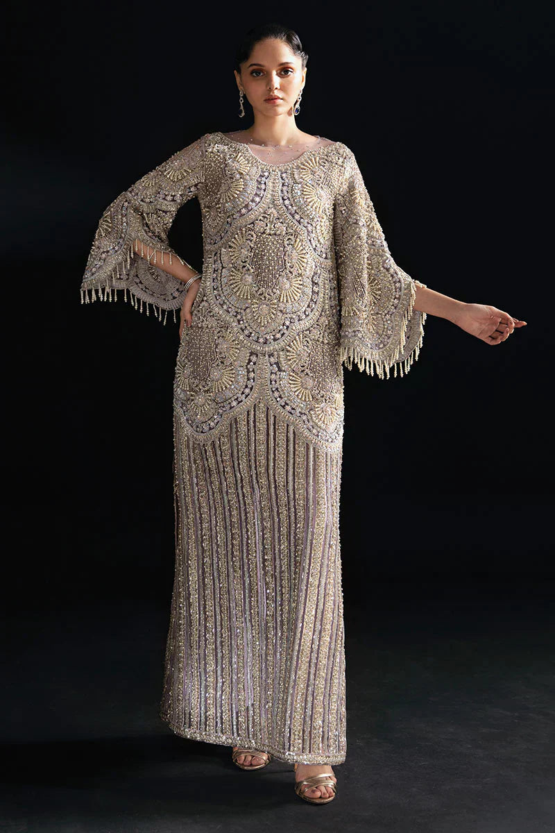 Mushq | Fleur Luxury Eid Pret | Nuru by Mushq - Designer Dress  - Type : Wedding Dress - Available at Libayah - 100% Original 