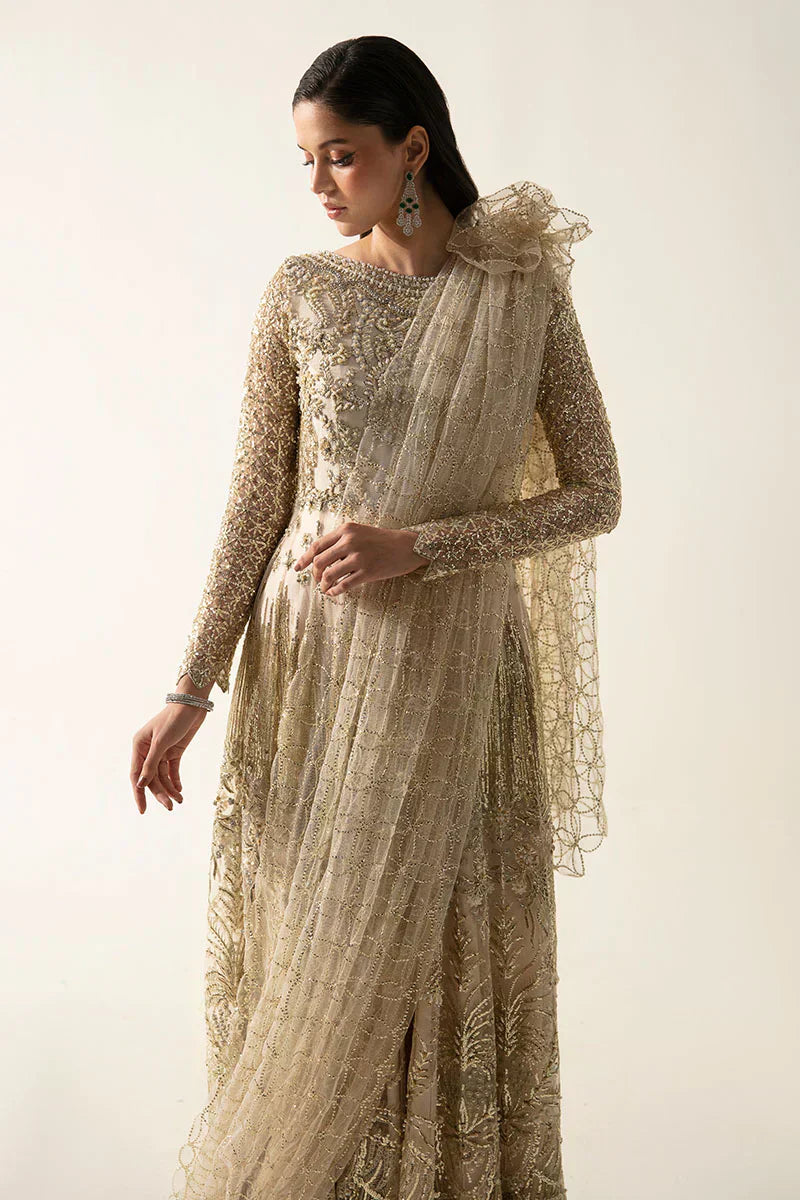 Mushq | Fleur Luxury Eid Pret | TALIAH by Mushq - Designer Dress  - Type : Wedding Dress - Available at Libayah - 100% Original 