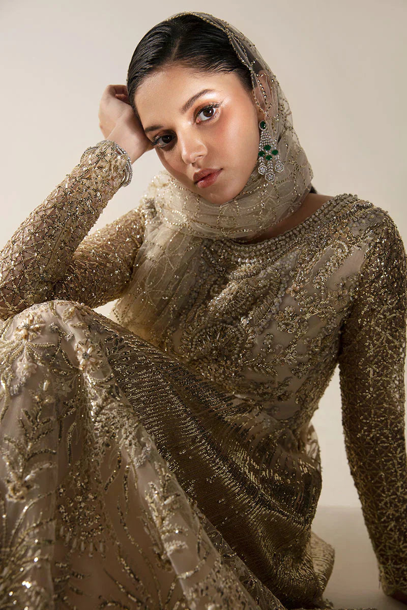Mushq | Fleur Luxury Eid Pret | TALIAH by Mushq - Designer Dress  - Type : Wedding Dress - Available at Libayah - 100% Original 