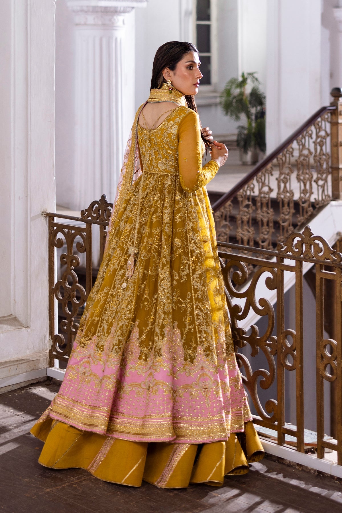 Erum Khan | Jahan Wedding 25 | Sunberry by Erum Khan - Designer Dress  - Type : Ladies Clothes - Available at Libayah - 100% Original 