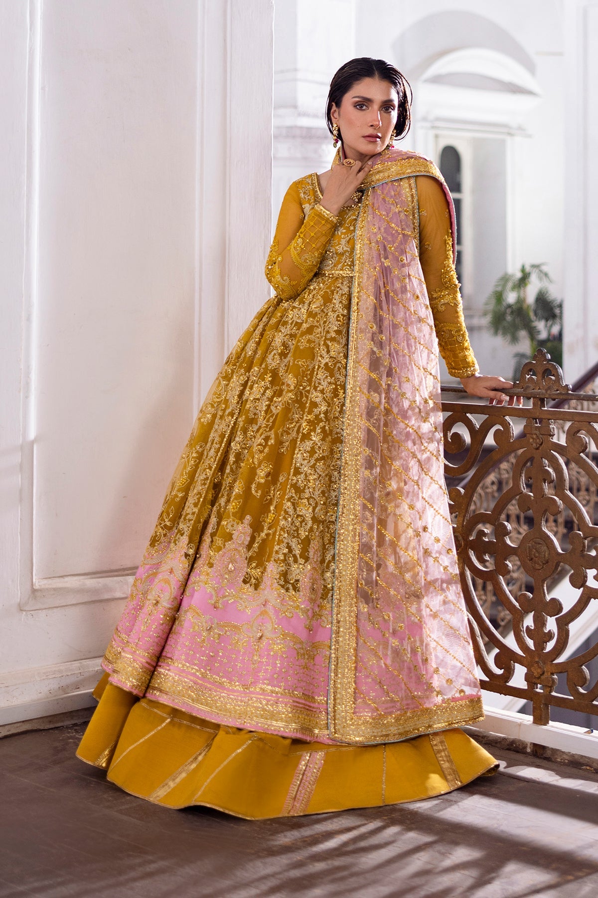 Erum Khan | Jahan Wedding 25 | Sunberry by Erum Khan - Designer Dress  - Type : Ladies Clothes - Available at Libayah - 100% Original 