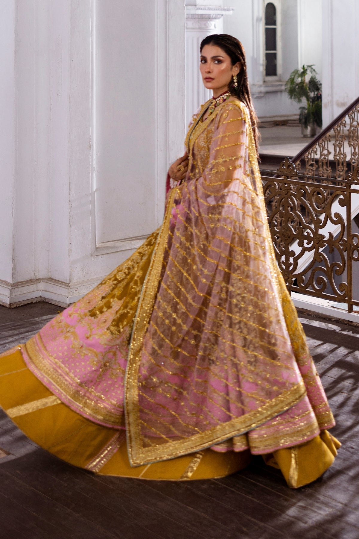 Erum Khan | Jahan Wedding 25 | Sunberry by Erum Khan - Designer Dress  - Type : Ladies Clothes - Available at Libayah - 100% Original 