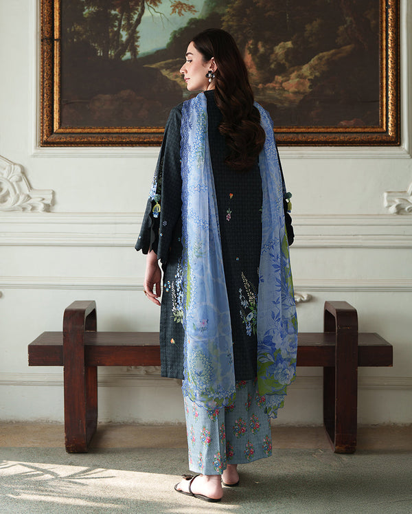 Roheenaz | Whispered Florals | Muted Rose - Designer Dress - Type : Ladies Clothes - Available at Libayah - 100% Original
