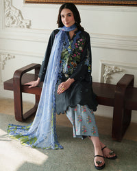 Roheenaz | Whispered Florals | Muted Rose - Designer Dress - Type : Ladies Clothes - Available at Libayah - 100% Original