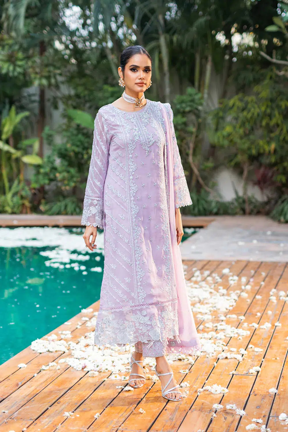 Azure | Embroidered Formals | Mystique Swan by Azure - Designer Dress - Type: Ladies Clothes - Available at Libayah - 100% Original