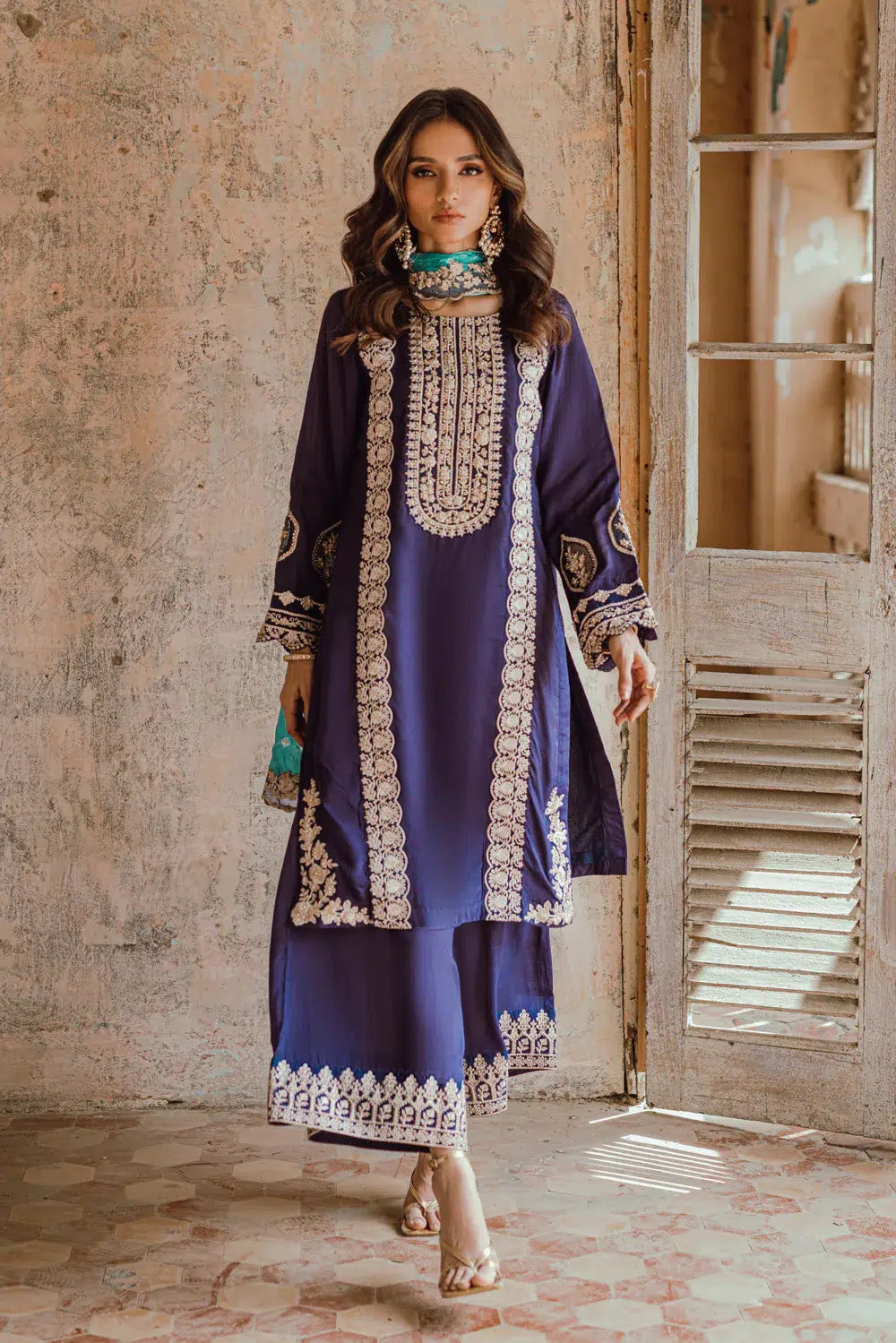 Azure | Embroidered Formals | Mystique Nova by Azure - Designer Dress - Type: Ladies Clothes - Available at Libayah - 100% Original
