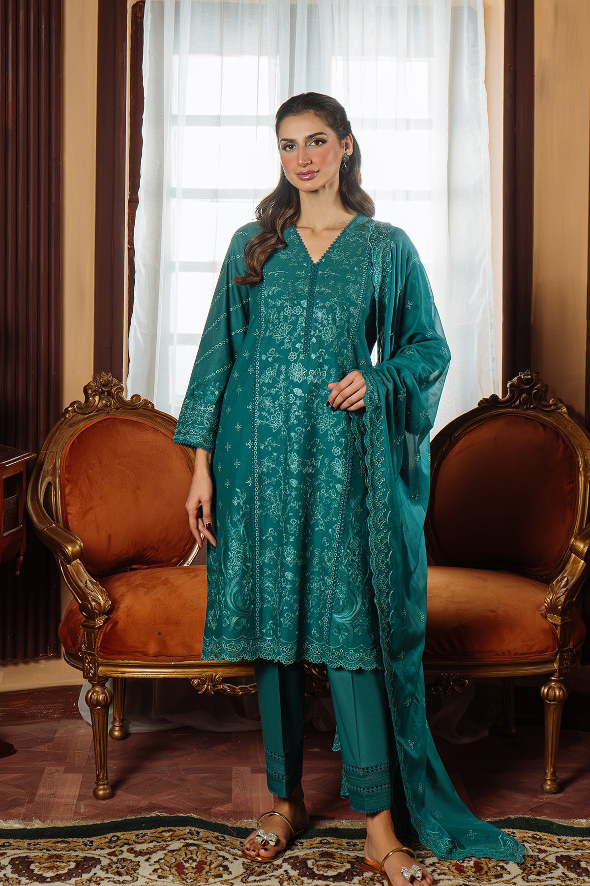 Sahar | Festive Edit Ready to Wear | Regal Reverie - RTW by Sahar - Designer Dress - Type: Ladies Clothes - Available at Libayah - 100% Original
