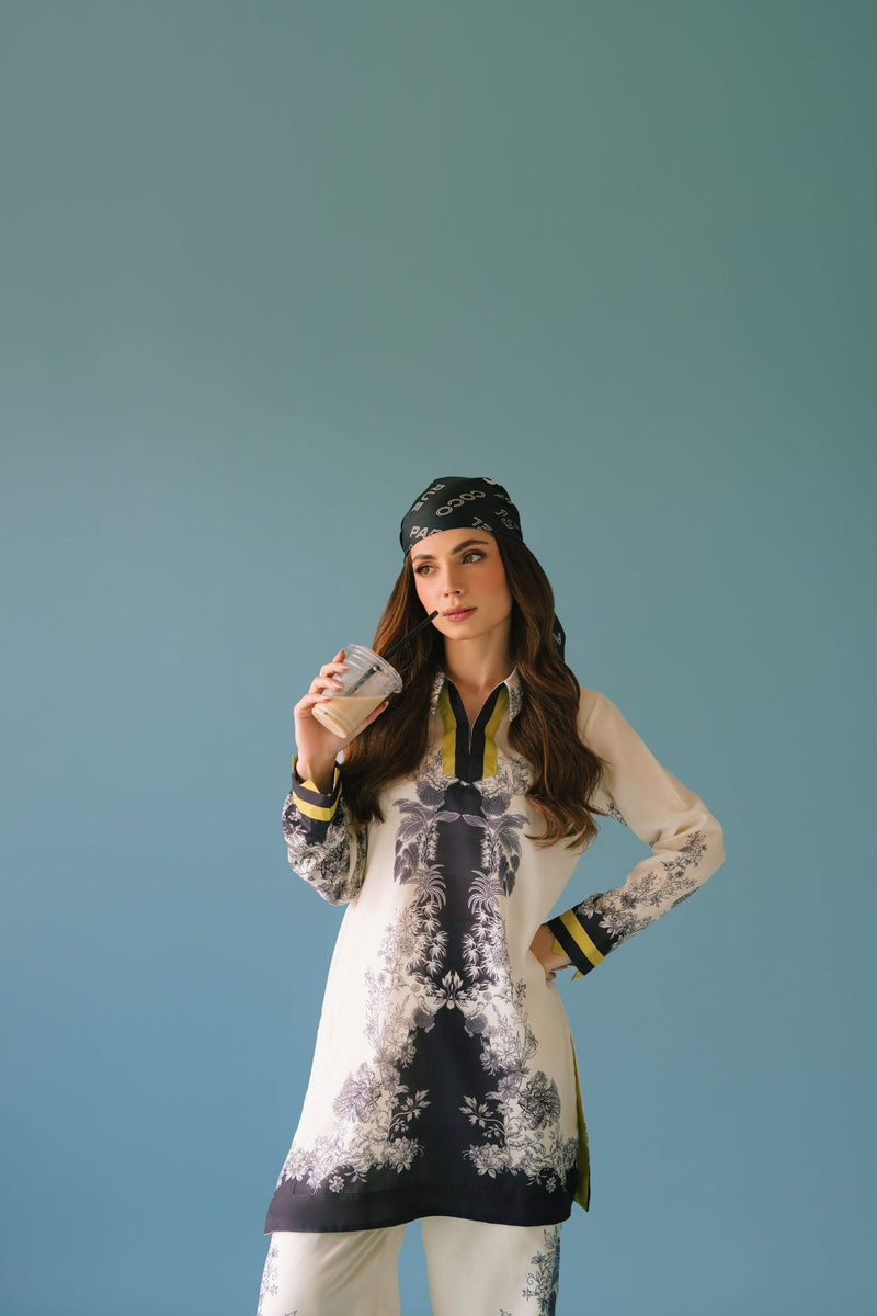 Sammy K | Lawn Pret 25 | Black Star by Sammy K - Designer Dress  - Type : Ladies Clothes - Available at Libayah - 100% Original 