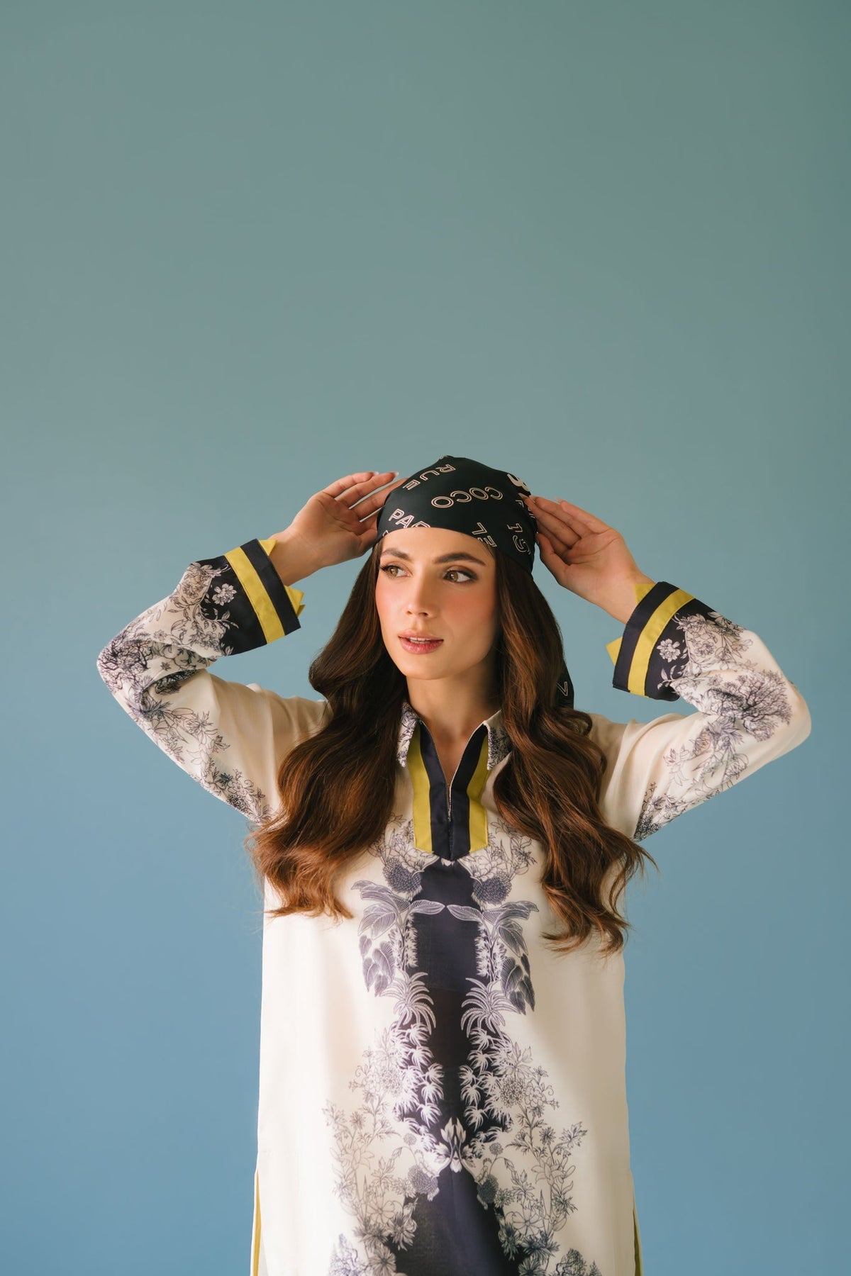 Sammy K | Lawn Pret 25 | Black Star by Sammy K - Designer Dress  - Type : Ladies Clothes - Available at Libayah - 100% Original 