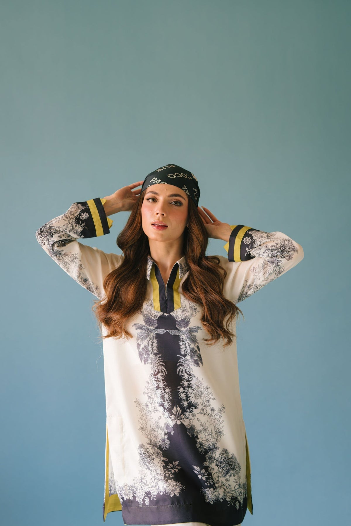 Sammy K | Lawn Pret 25 | Black Star by Sammy K - Designer Dress  - Type : Ladies Clothes - Available at Libayah - 100% Original 