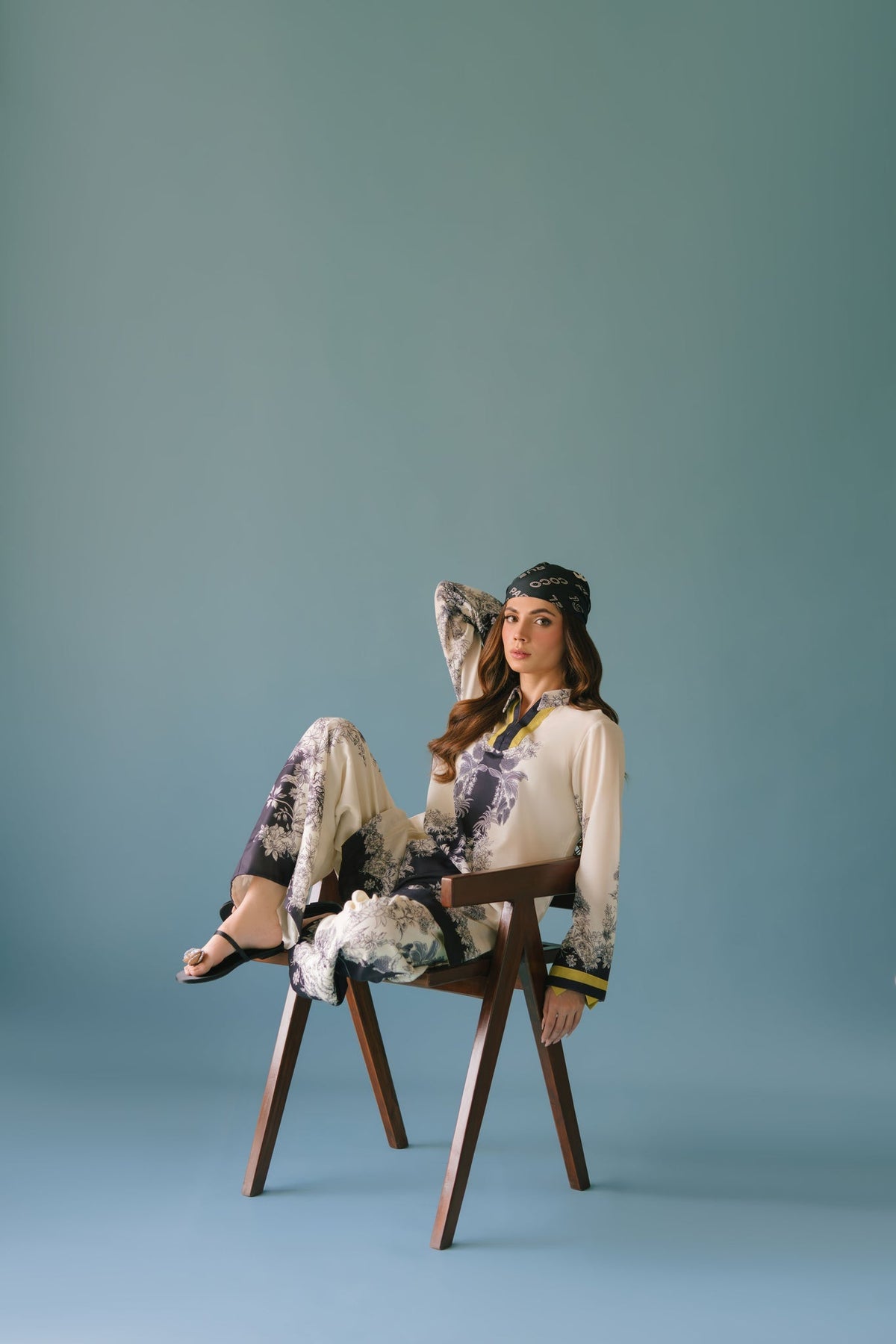 Sammy K | Lawn Pret 25 | Black Star by Sammy K - Designer Dress  - Type : Ladies Clothes - Available at Libayah - 100% Original 