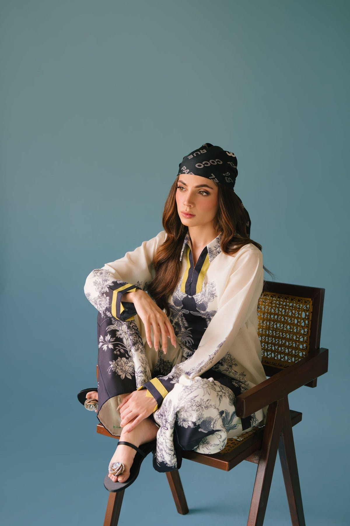 Sammy K | Lawn Pret 25 | Black Star by Sammy K - Designer Dress  - Type : Ladies Clothes - Available at Libayah - 100% Original 