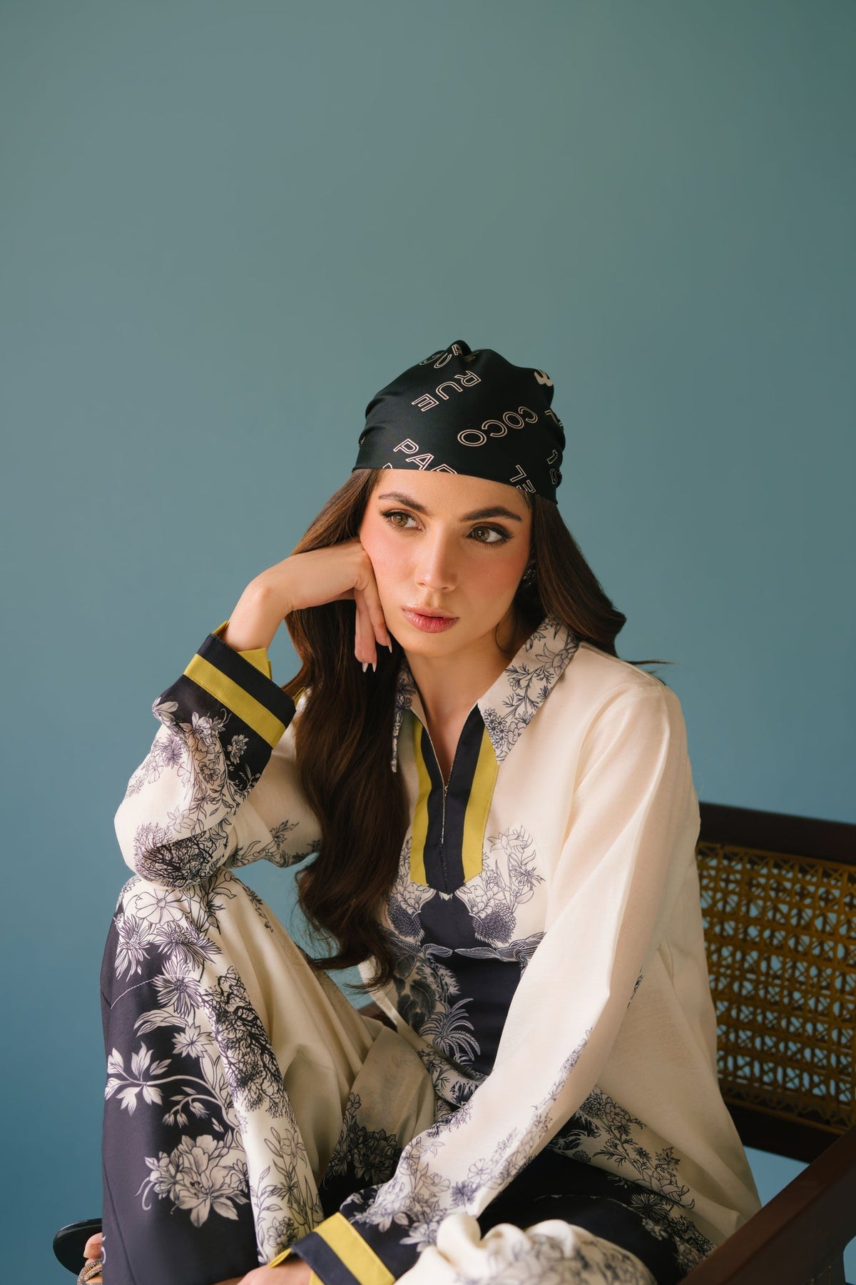 Sammy K | Lawn Pret 25 | Black Star by Sammy K - Designer Dress  - Type : Ladies Clothes - Available at Libayah - 100% Original 