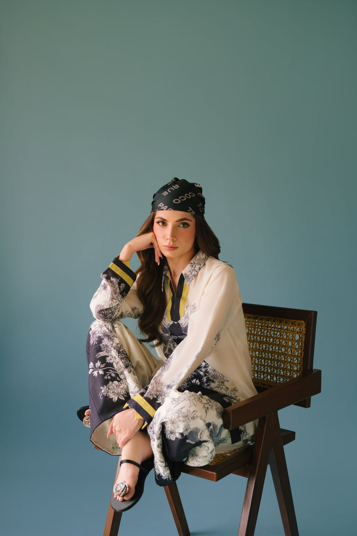 Sammy K | Lawn Pret 25 | Black Star by Sammy K - Designer Dress  - Type : Ladies Clothes - Available at Libayah - 100% Original 