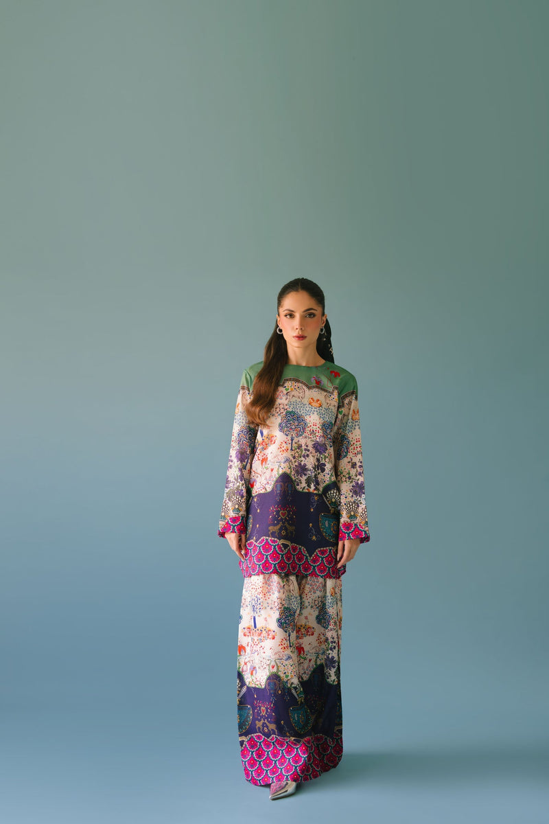 Sammy K | Lawn Pret 25 | Hanging Garden by Sammy K - Designer Dress  - Type : Ladies Clothes - Available at Libayah - 100% Original 