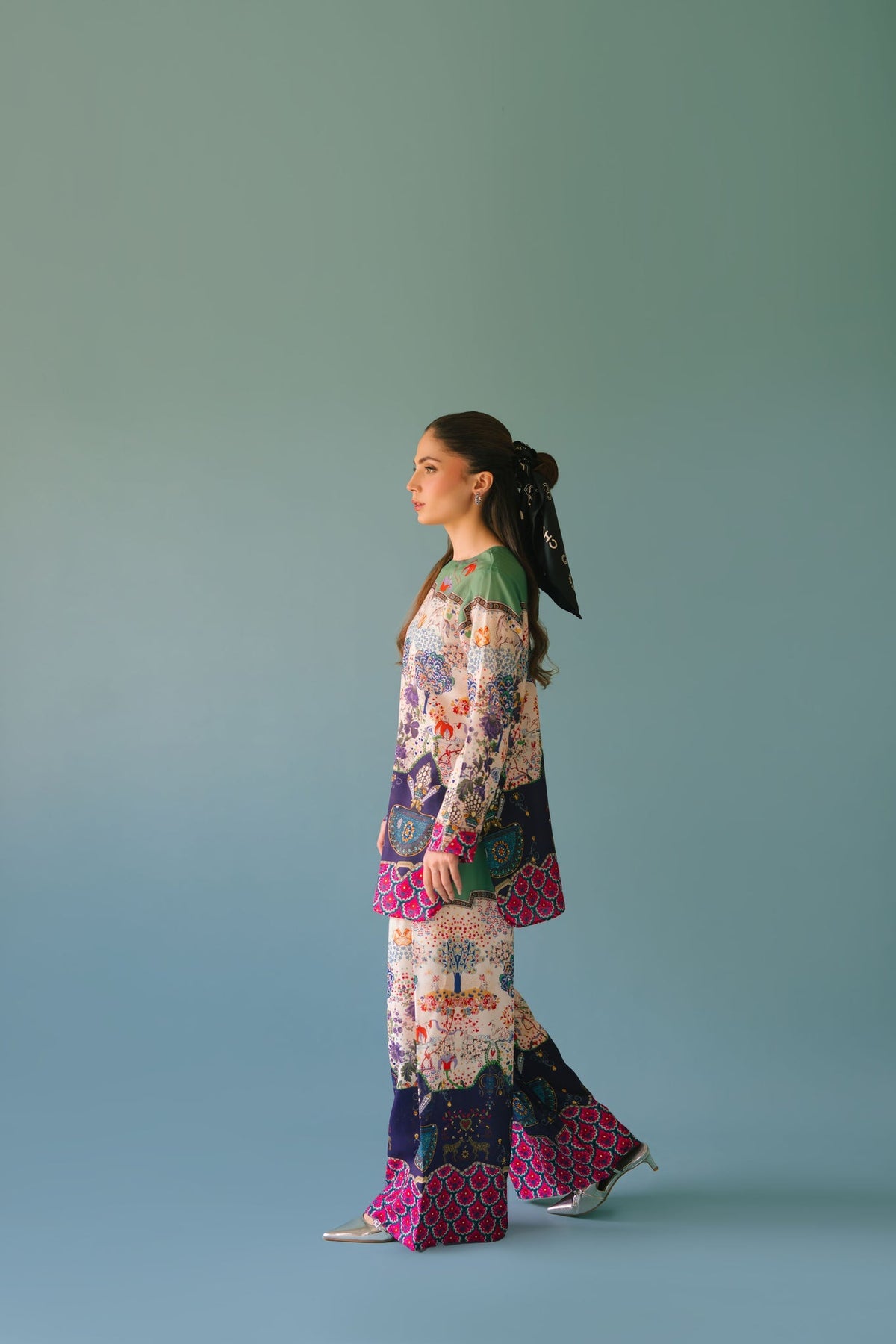 Sammy K | Lawn Pret 25 | Hanging Garden by Sammy K - Designer Dress  - Type : Ladies Clothes - Available at Libayah - 100% Original 