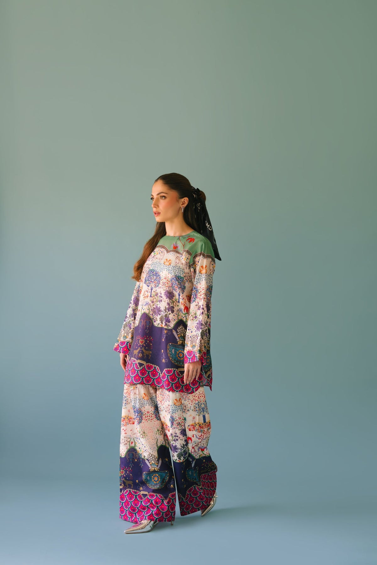 Sammy K | Lawn Pret 25 | Hanging Garden by Sammy K - Designer Dress  - Type : Ladies Clothes - Available at Libayah - 100% Original 