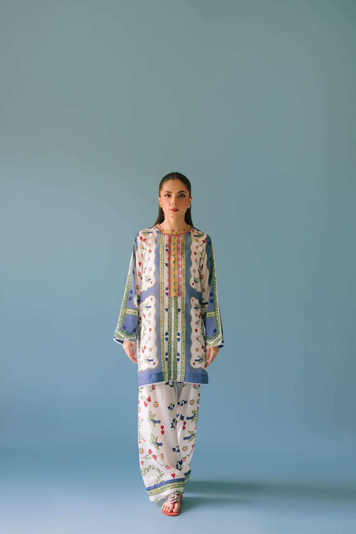Sammy K | Lawn Pret 25 | flower bud by Sammy K - Designer Dress  - Type : Ladies Clothes - Available at Libayah - 100% Original 
