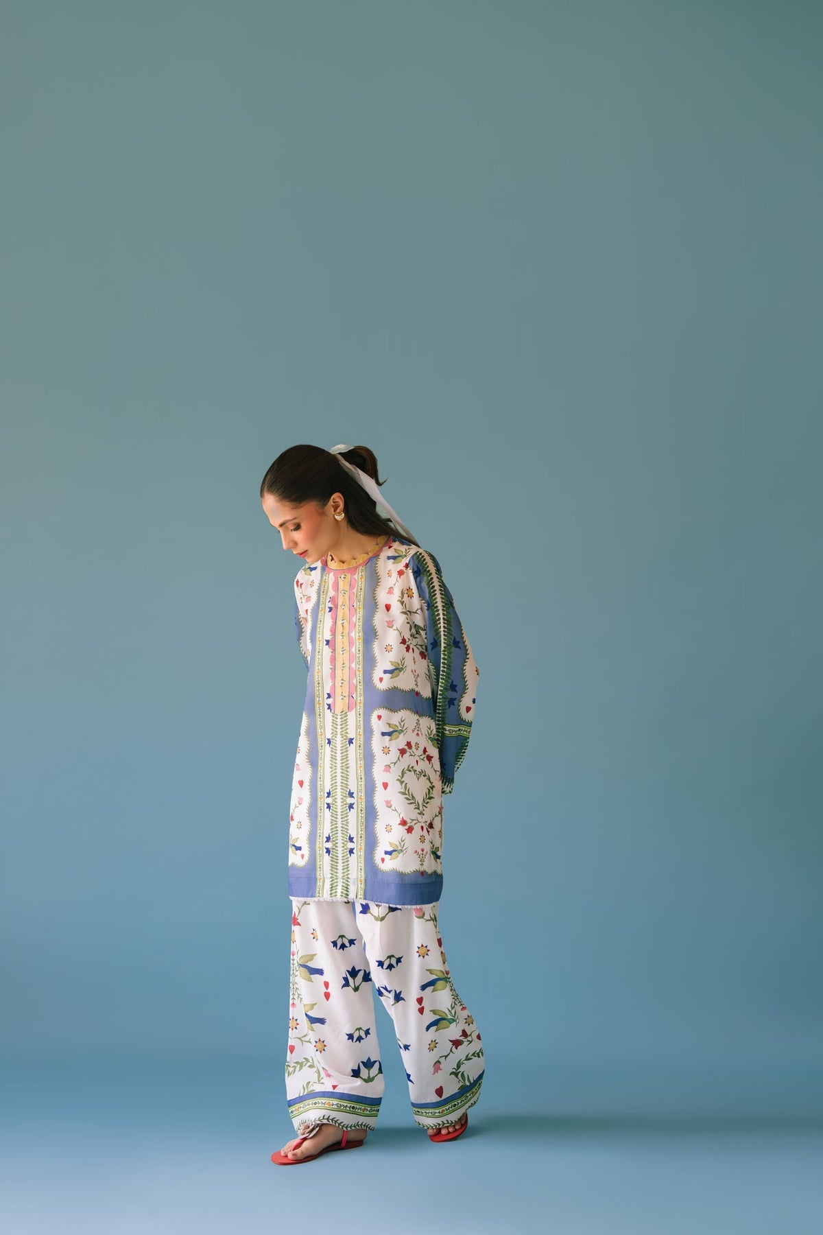 Sammy K | Lawn Pret 25 | flower bud by Sammy K - Designer Dress  - Type : Ladies Clothes - Available at Libayah - 100% Original 