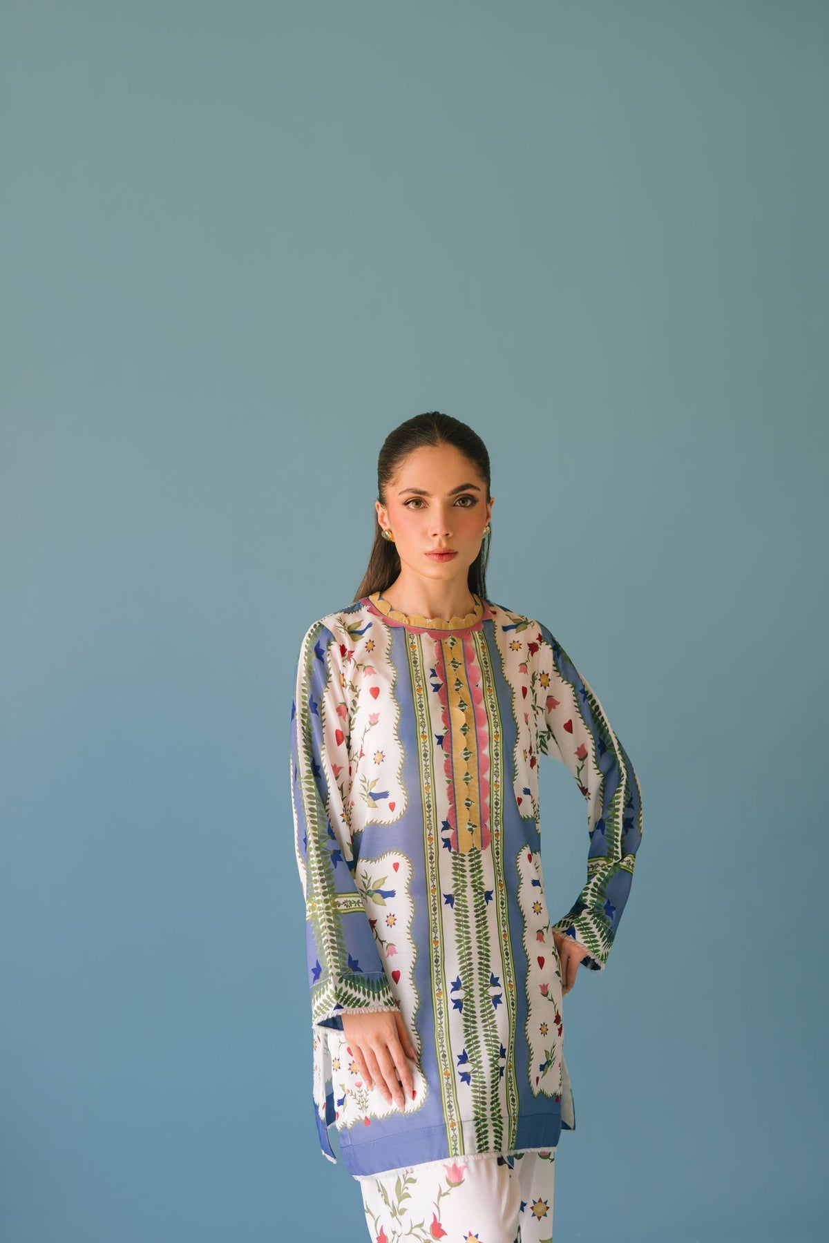 Sammy K | Lawn Pret 25 | flower bud by Sammy K - Designer Dress  - Type : Ladies Clothes - Available at Libayah - 100% Original 