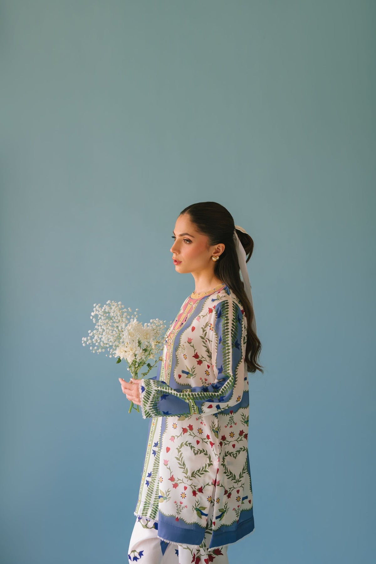 Sammy K | Lawn Pret 25 | flower bud by Sammy K - Designer Dress  - Type : Ladies Clothes - Available at Libayah - 100% Original 