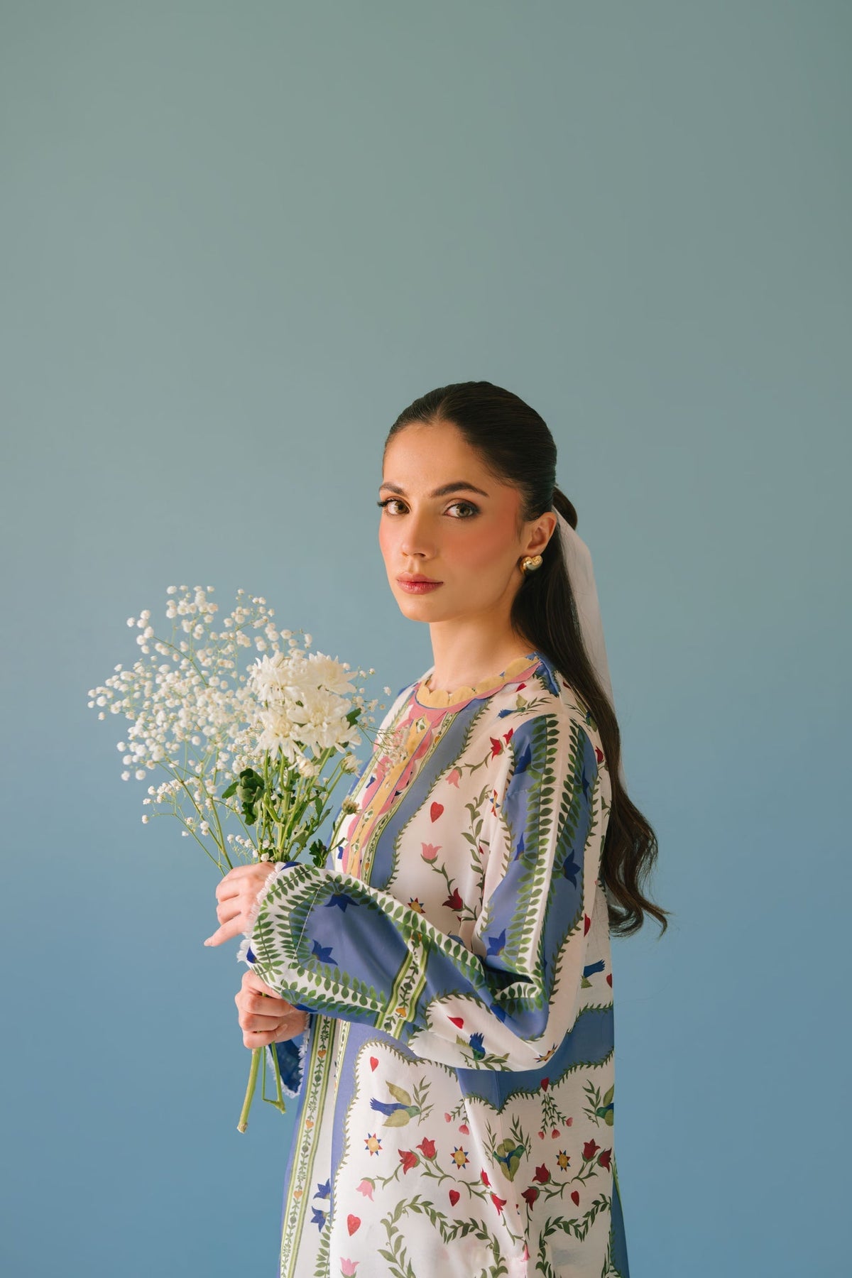 Sammy K | Lawn Pret 25 | flower bud by Sammy K - Designer Dress  - Type : Ladies Clothes - Available at Libayah - 100% Original 