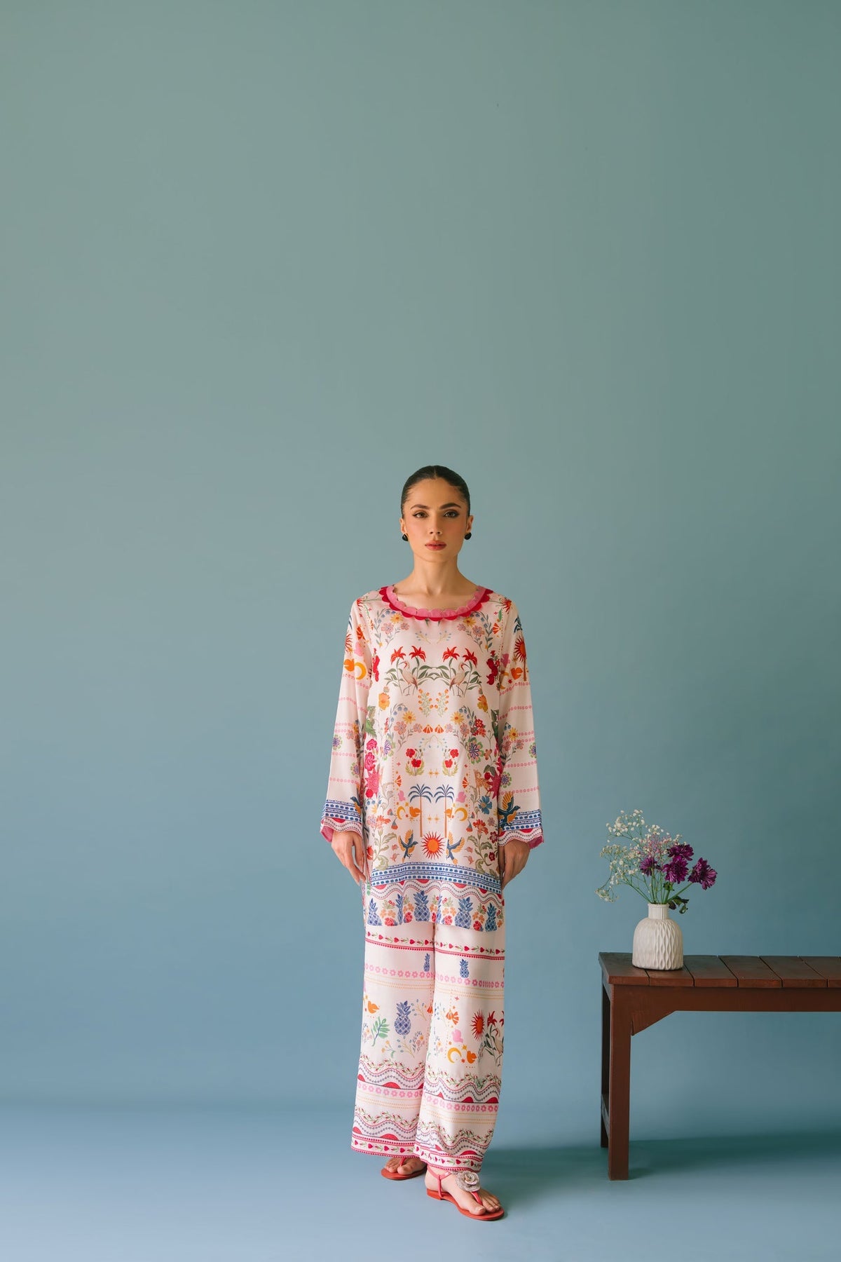 Sammy K | Aadat Festive Edition | Tropical Breeze by Sammy K - Designer Dress  - Type : Ladies Clothes - Available at Libayah - 100% Original 