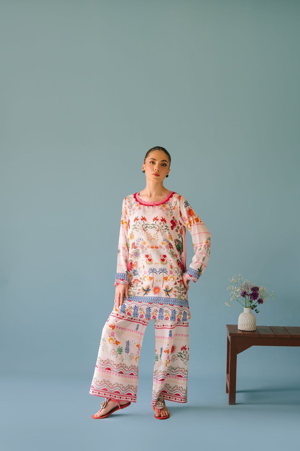 Sammy K | Aadat Festive Edition | Tropical Breeze by Sammy K - Designer Dress  - Type : Ladies Clothes - Available at Libayah - 100% Original 