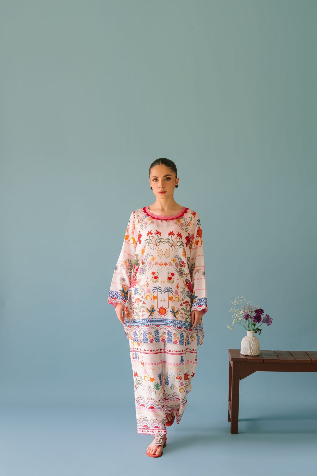 Sammy K | Aadat Festive Edition | Tropical Breeze by Sammy K - Designer Dress  - Type : Ladies Clothes - Available at Libayah - 100% Original 