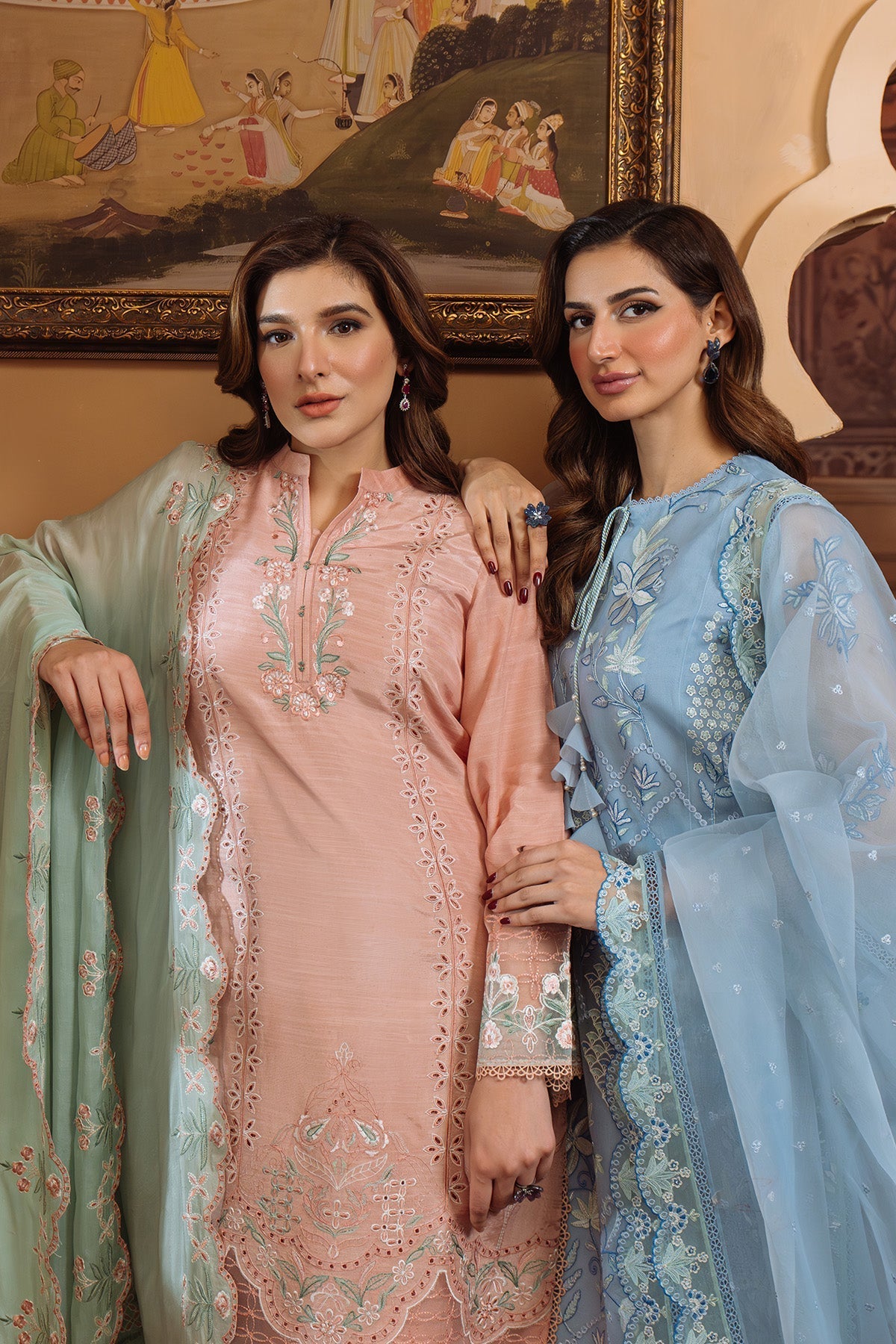 Sahar | Festive Edit Ready to Wear | Glacier Veil - RTW by Sahar - Designer Dress - Type: Ladies Clothes - Available at Libayah - 100% Original