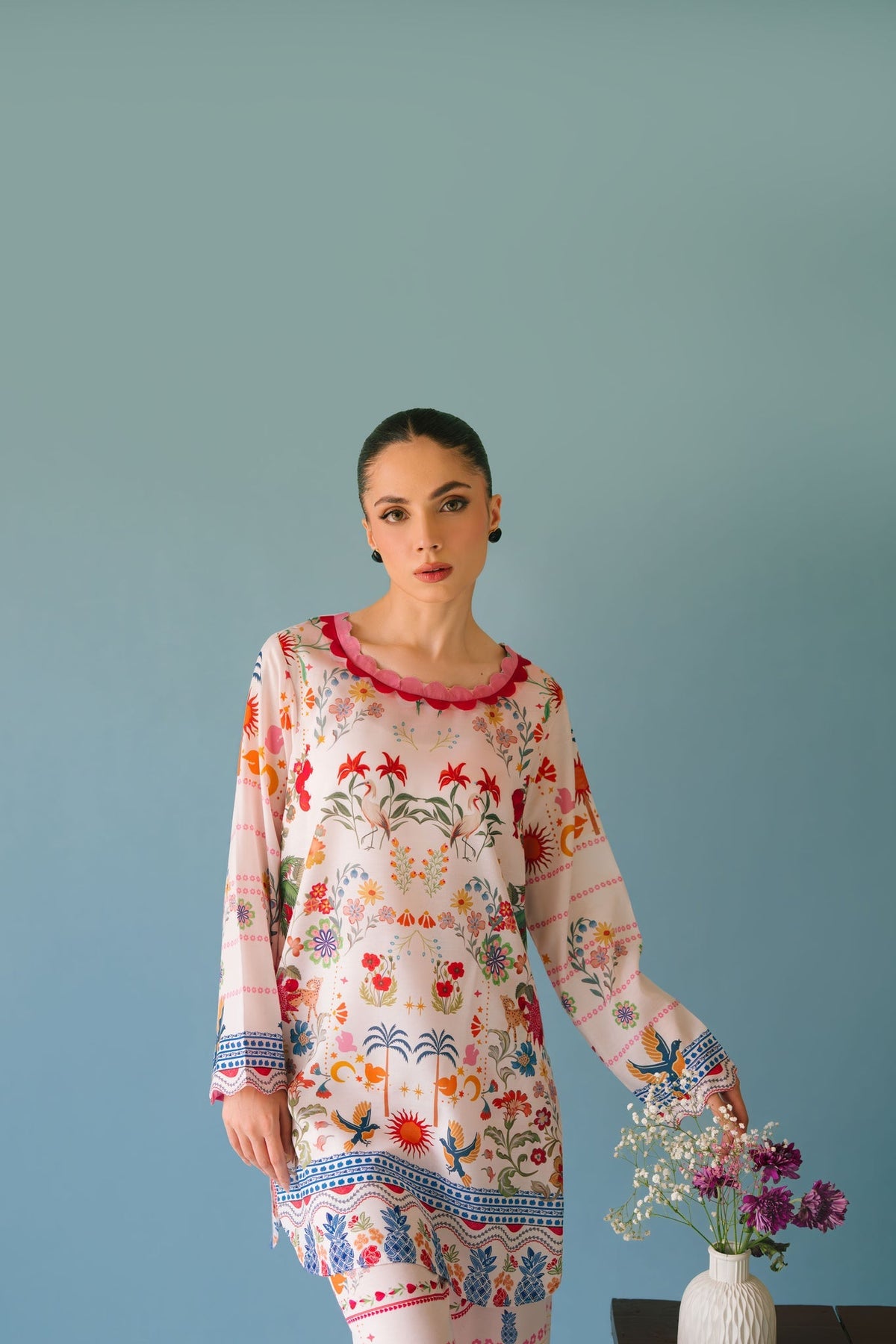 Sammy K | Aadat Festive Edition | Tropical Breeze by Sammy K - Designer Dress  - Type : Ladies Clothes - Available at Libayah - 100% Original 