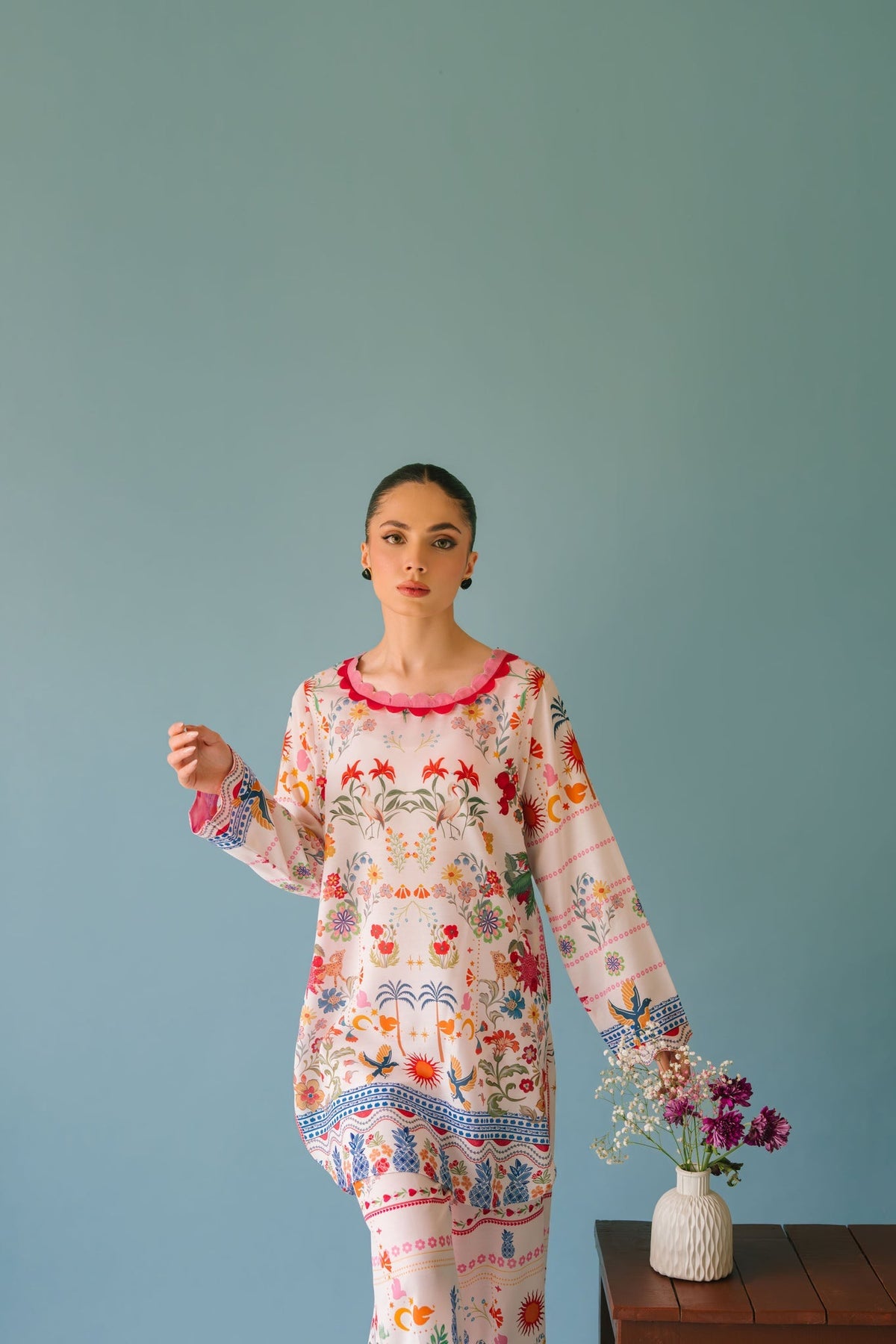 Sammy K | Aadat Festive Edition | Tropical Breeze by Sammy K - Designer Dress  - Type : Ladies Clothes - Available at Libayah - 100% Original 