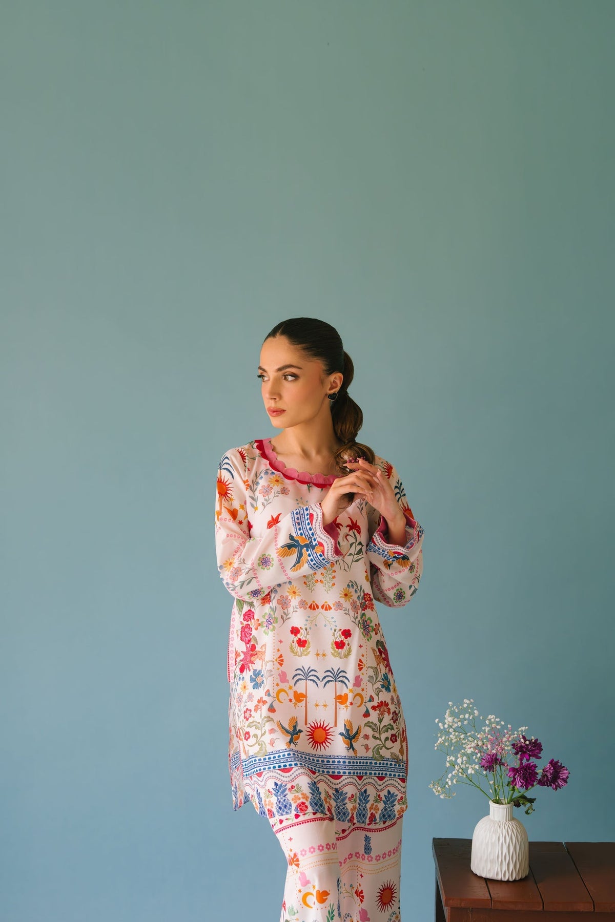 Sammy K | Aadat Festive Edition | Tropical Breeze by Sammy K - Designer Dress  - Type : Ladies Clothes - Available at Libayah - 100% Original 